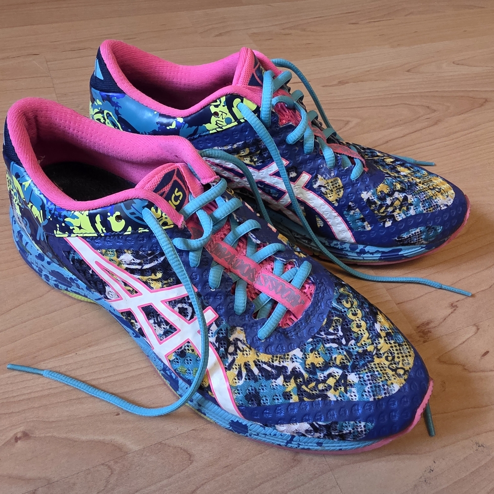ASICS Women's Multicolor Running Shoes - Blue/Pink